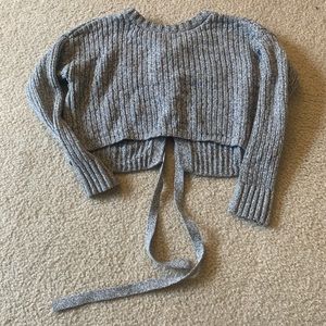 Hollister cropped sweater